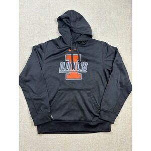 Nike Mens Illinois Therma Fit Hoodie Size Small / S Black